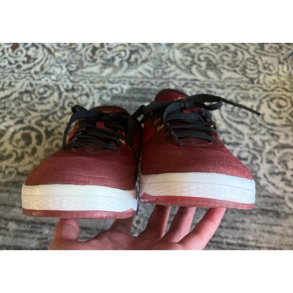 Mens Nike Paul Rodriguez 9 Elite SkateBoard Sneaker Color Red Gold Black Sz 11.5 - Picture 5 of 15